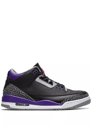 Jordan Air Jordan 3 Retro 'Court Purple' sneakers - Black