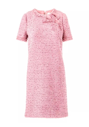 Carolina Herrera tweed mini dress - Pink