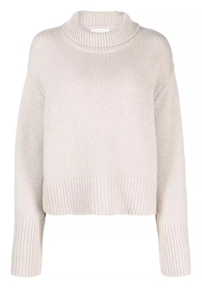 Lisa Yang roll-neck cashmere jumper - Neutrals