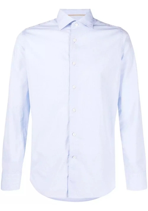 Tintoria Mattei Long-sleeved cotton shirt - Blue