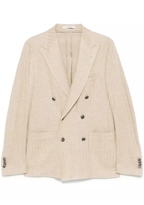 Tagliatore knitted blazer - Neutrals