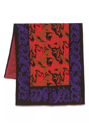 Versace Pre-Owned 2000s jacquard scarf - Brown