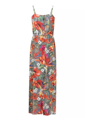 Amir Slama floral-pattern silk maxi dress - Multicolour