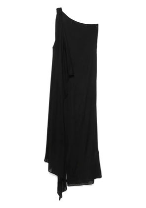 Giuseppe Di Morabito one-shoulder lo9ng dress - Black