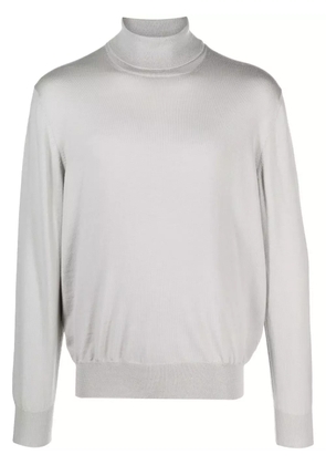 D4.0 virgin wool roll-neck jumper - Neutrals