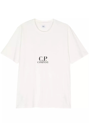 C.P. Company logo-print cotton T-shirt - White