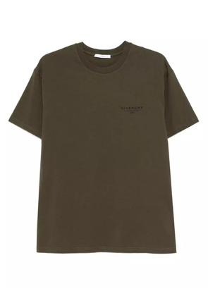 Givenchy logo-print cotton T-shirt - Green