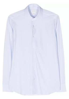 Dell'oglio striped classic-collar shirt - Blue