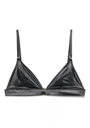 Maison Close Splash triangle bikini top - Black