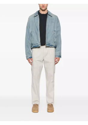 Purple Brand zip-up denim jacket - Blue