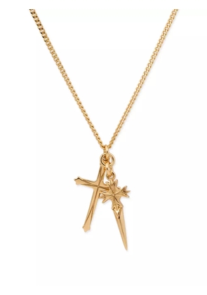Emanuele Bicocchi cross-pendant necklace - Gold