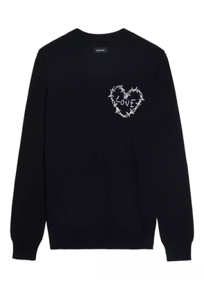 Zadig&Voltaire heart-detail sweater - Black