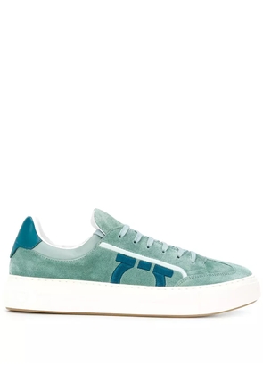 Ferragamo Borg low-top trainers - Green