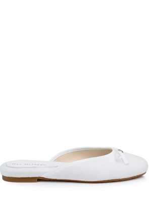 Dee Ocleppo Athens terry-cloth mules - White