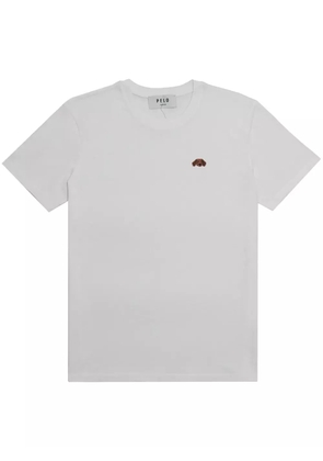 PELO FOUNDATION dog-appliqué T-shirt - White