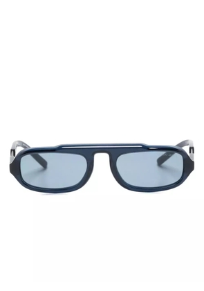 Giorgio Armani oval-frame sunglasses - Blue