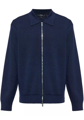 Theory zip-up cardigan - Blue