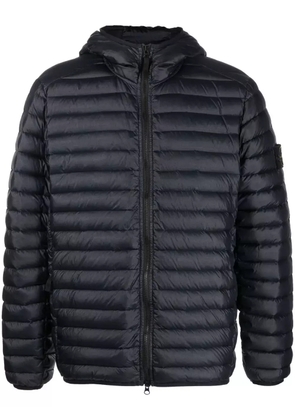 Stone Island Compass-motif padded jacket - Blue