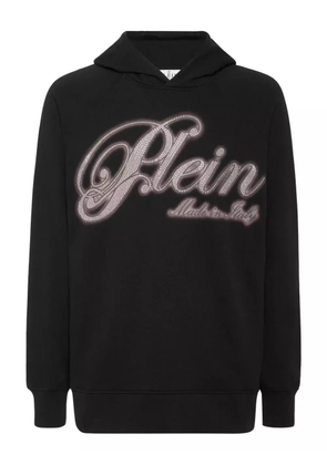 Philipp Plein rhinestone-embellished hoodie - Black