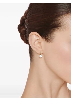 Kiki McDonough 18kt yellow gold, topaz and diamond drop earrings