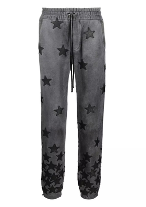 AMIRI star pattern gradient track trousers - Grey