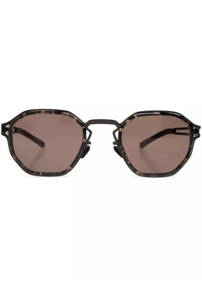 Mykita Gia geometric-frame sunglasses - Brown