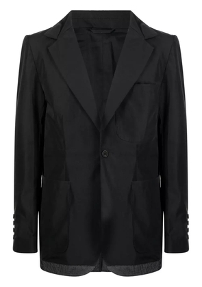 The Power For The People single-breasted blazer - Black