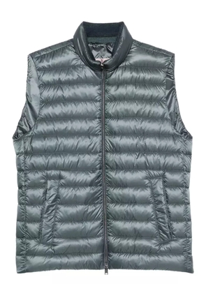 Herno quilted sleeveless vest - Blue