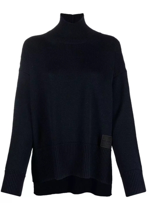 DONDUP roll-neck knitted jumper - Blue