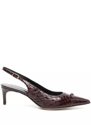 ERALDO 50mm leather pumps - Red