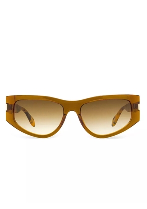 Just Cavalli logo-lettering sunglasses - Brown