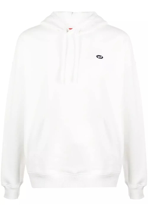 Diesel S-Rob-Hood-Doval-PJ cotton hoodie - White