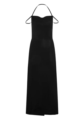 Marine Serre halterneck dress - Black