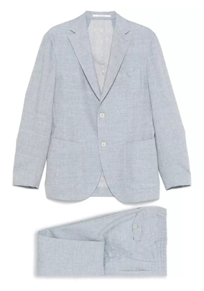 Eleventy single-breasted suit - Blue