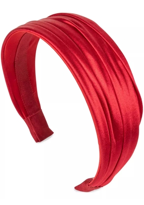 Jennifer Behr Natasha silk headband - Red