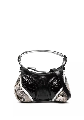 Marine Serre small Futura shoulder bag - Black