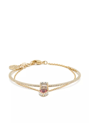 Swarovski Chroma zirconium-embelllished bangle - Gold