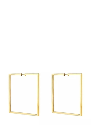 Cadar 18kt yellow gold Foundation square hoop earrings