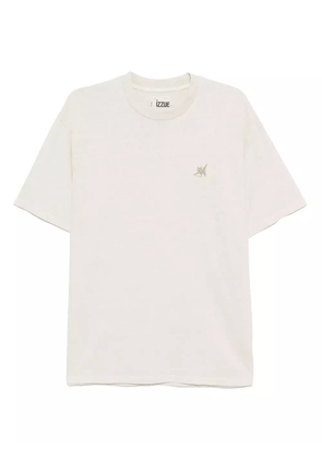 izzue embroidered T-shirt - Grey