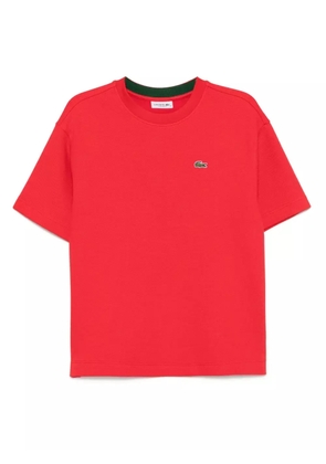 Lacoste double face pique T-shirt - Red