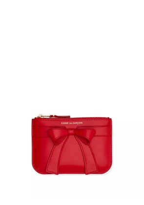 Comme Des Garçons Wallet Big Bow purse - Red