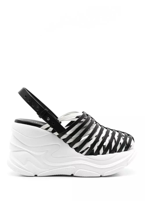 Sarah Chofakian Drian wedge-heel sandals - Black