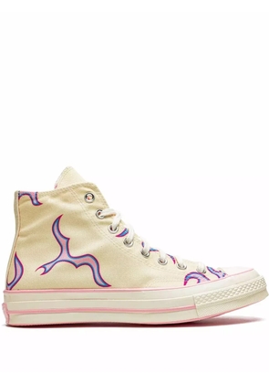 Converse x Golf Le Fleur Chuck 70 Hi 'Pink Flames' sneakers - Neutrals