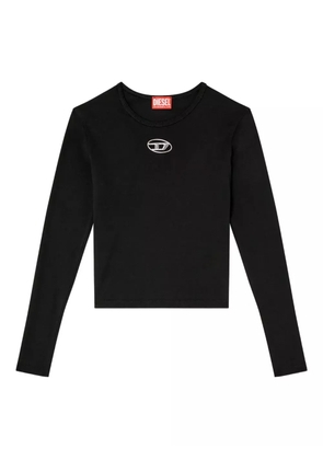 Diesel T-Uncutie cut-out detail long-sleeve top - Black