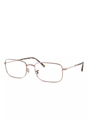 Ray-Ban rectangle-frame glasses - Gold