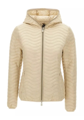 Save The Duck quilted hooded jacket - Neutrals