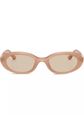 Ray-Ban logo-lettering sunglasses - Neutrals