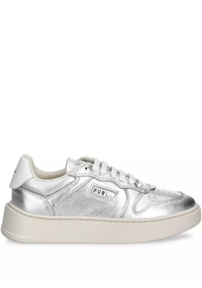 Furla metallic effect trainers - Silver
