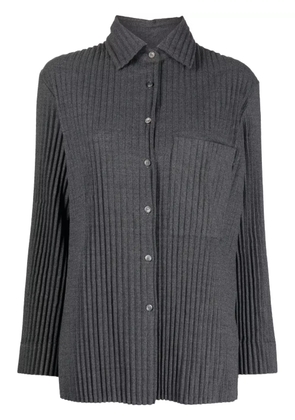 JNBY pleated button-up shirt - Grey