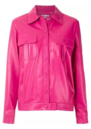 Olympiah Cuir leather jacket - Pink